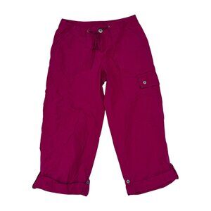 Women's Casual Pink Cargo Pants